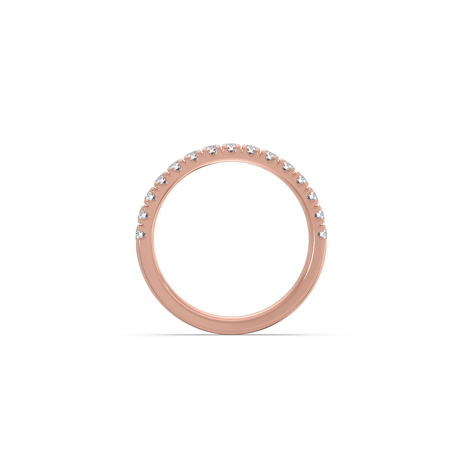0.52ct Half Eternity Prong Diamond Band - Image 3