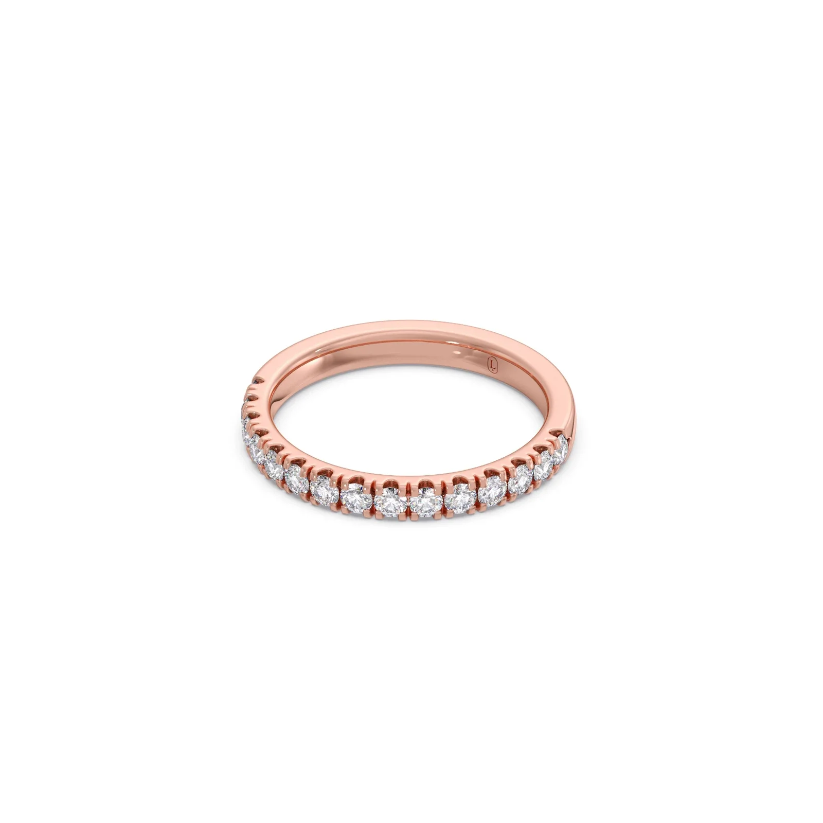 0.52ct Half Eternity Prong Diamond Band - Image 4