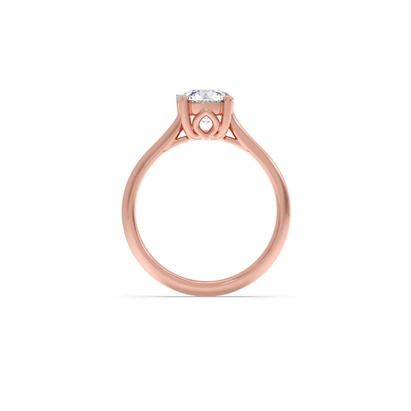 1 Ct Classic Round Shape Solitaire Ring - Image 11
